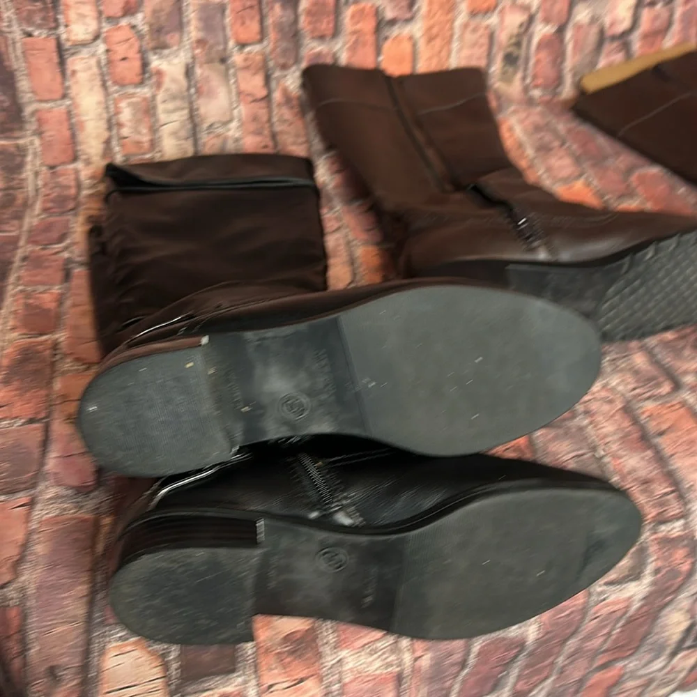Nine West and Merona 2 fair condition boots size 7.5 & 8